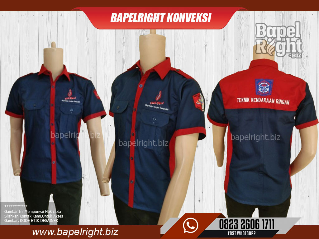 Referensi Contoh Baju Praktek Smk